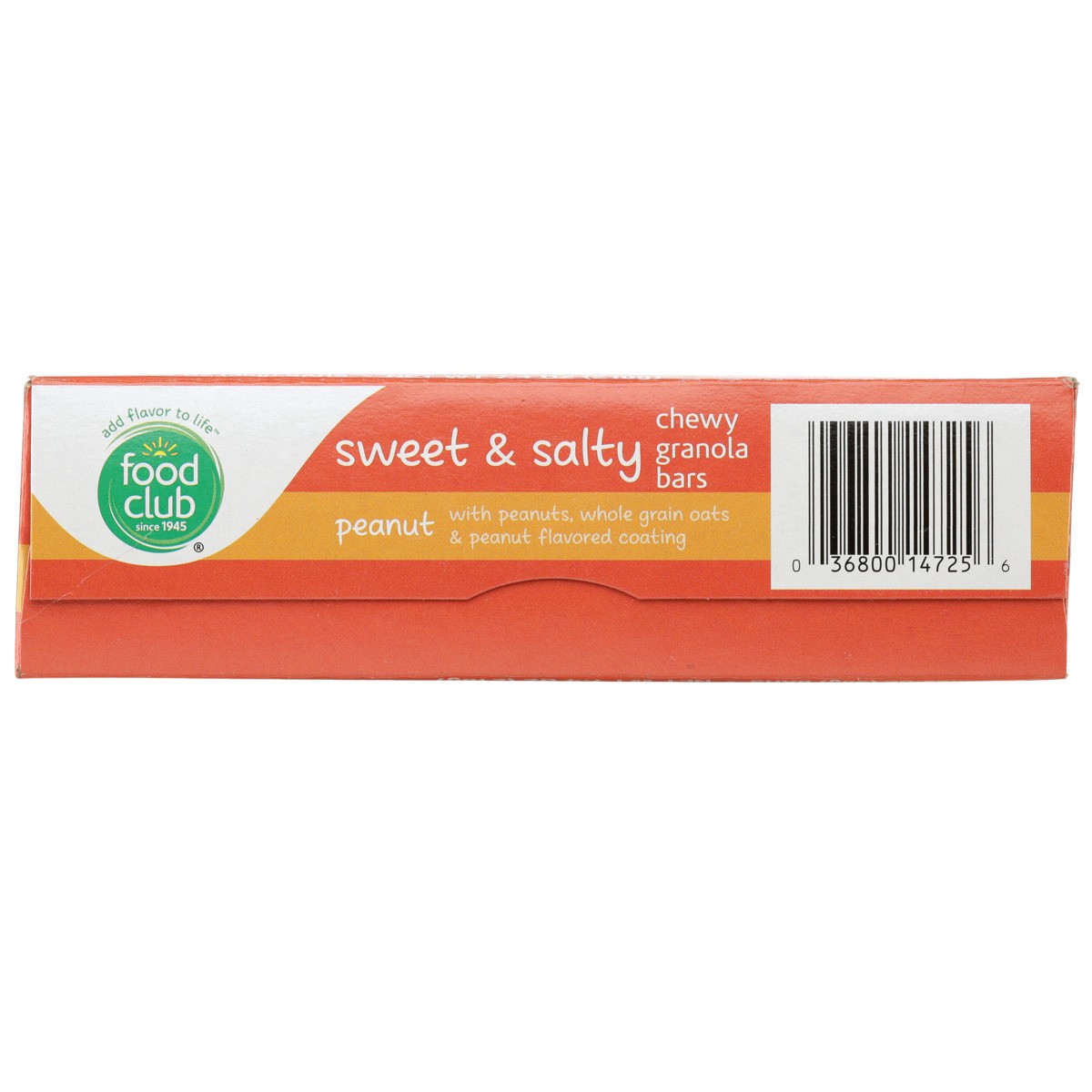 slide 7 of 9, Food Club Peanut Sweet & Salty Chewy Granola Bars, 6 ct; 7.4 oz