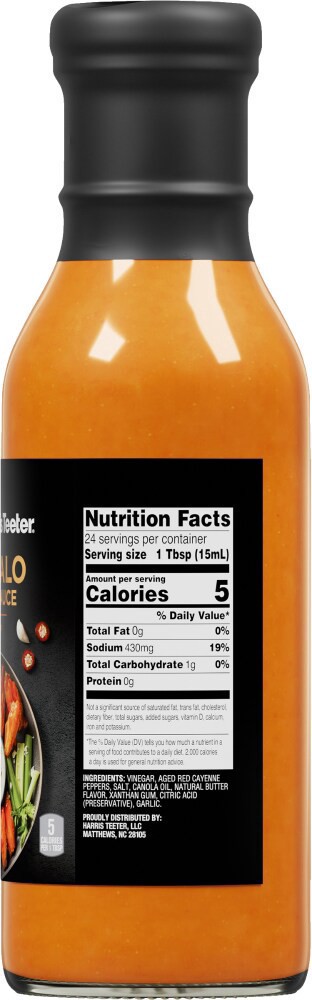 slide 2 of 3, Harris Teeter Medium Buffalo Wing Sauce, 12 fl oz