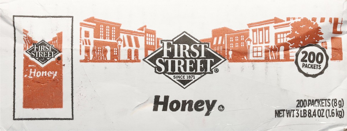 slide 7 of 13, Cb02 First Street Honey Packets (BULK), 200 ct