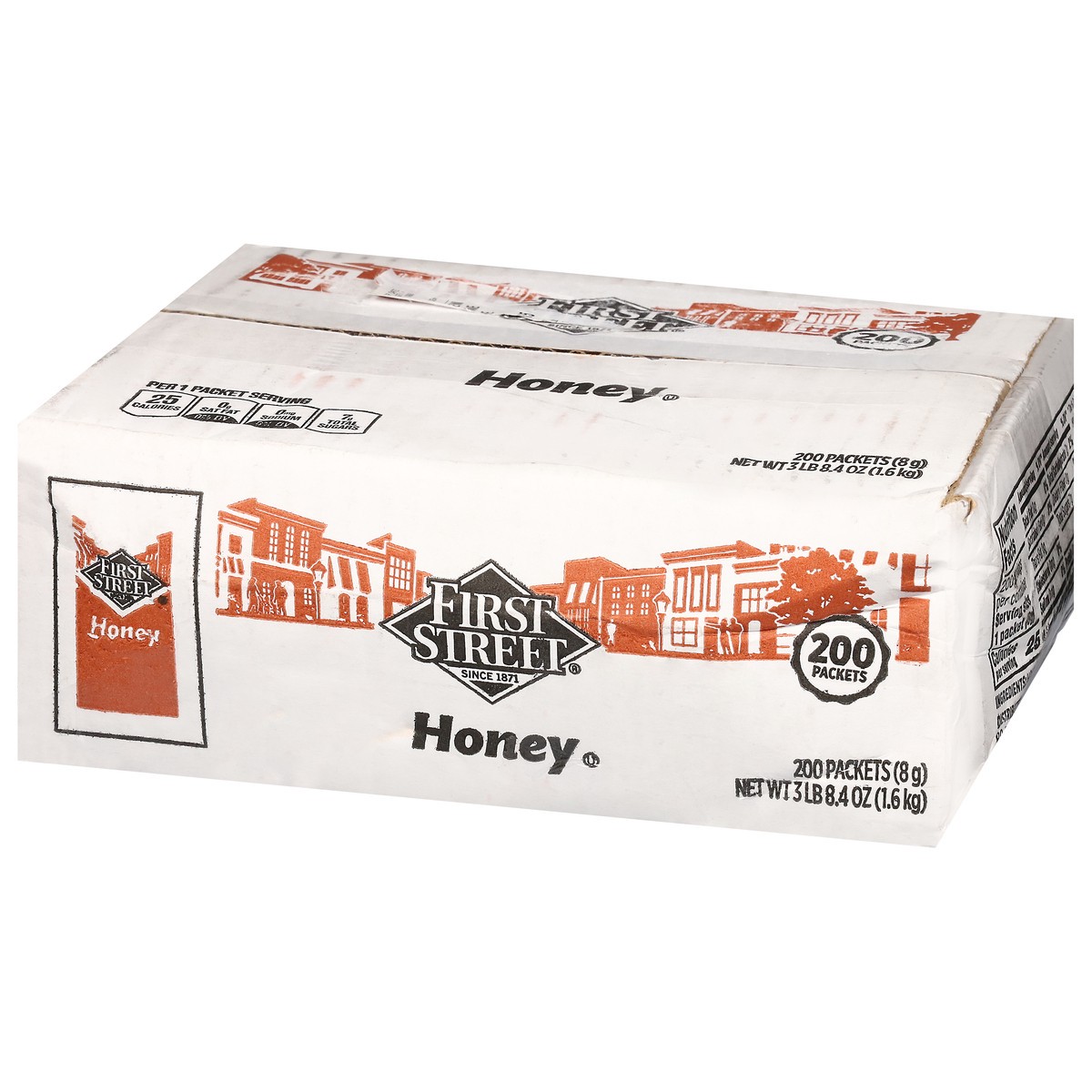 slide 10 of 13, Cb02 First Street Honey Packets (BULK), 200 ct