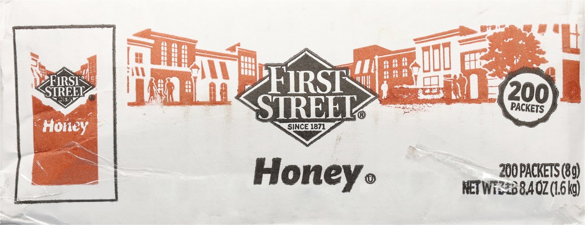 slide 3 of 13, Cb02 First Street Honey Packets (BULK), 200 ct