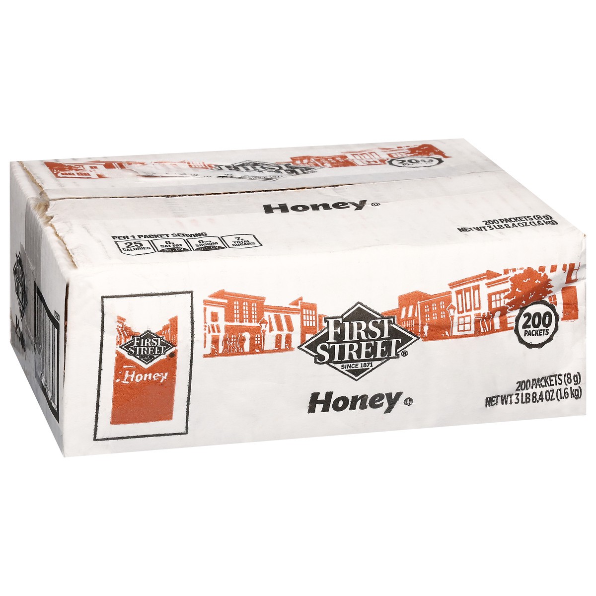 slide 9 of 13, Cb02 First Street Honey Packets (BULK), 200 ct