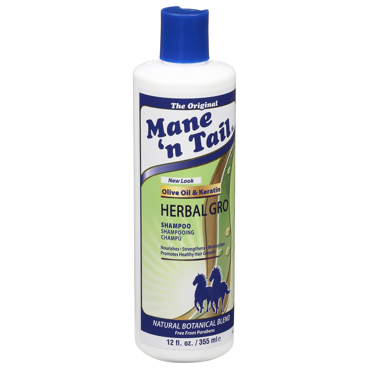 slide 9 of 10, Mane 'n Tail The Original Olive Oil & Keratin Herbal Gro Shampoo 12 fl oz, 12 fl oz