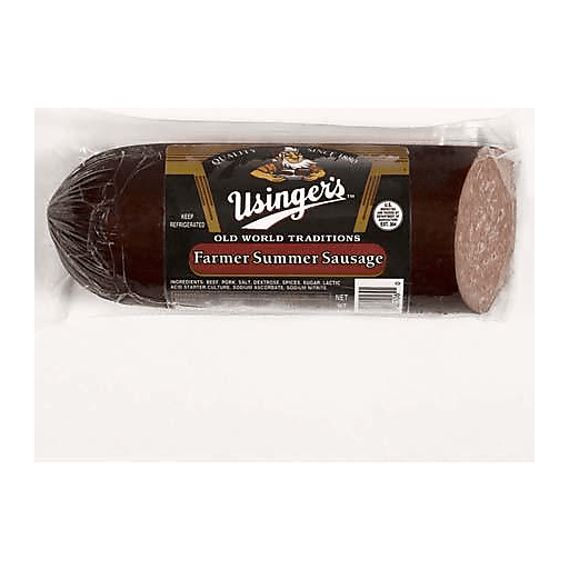 slide 1 of 1, Usinger's Old World Farmer Summer Sausage, 12 oz