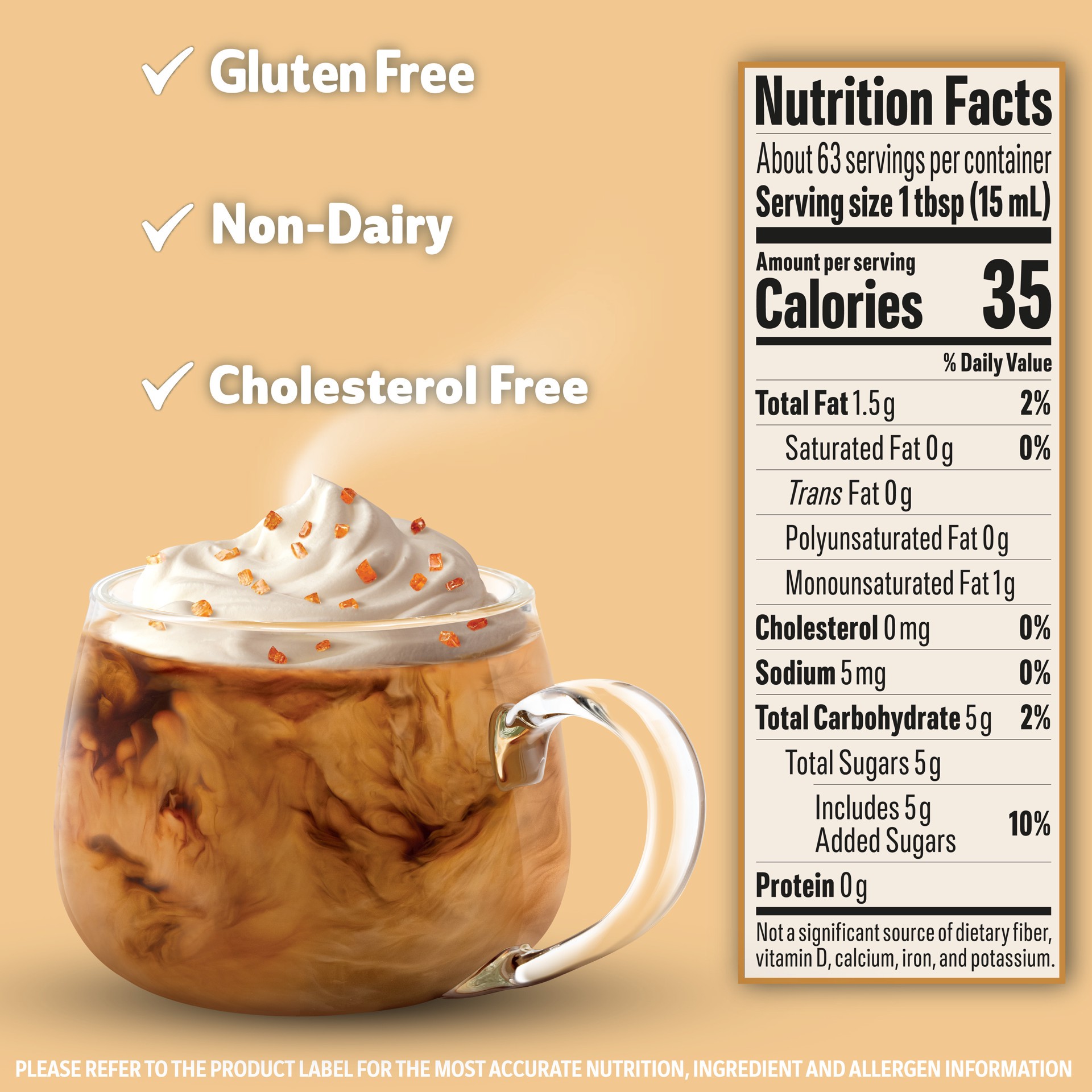 slide 4 of 7, Coffee mate Creme Brulee Flavored Liquid Coffee Creamer, 32 oz