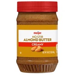 Meijer Creamy Almond Butter, 16 Oz