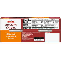 slide 13 of 13, Meijer Snacking Olives Ripe Sliced 5.2Oz, 5.2 oz