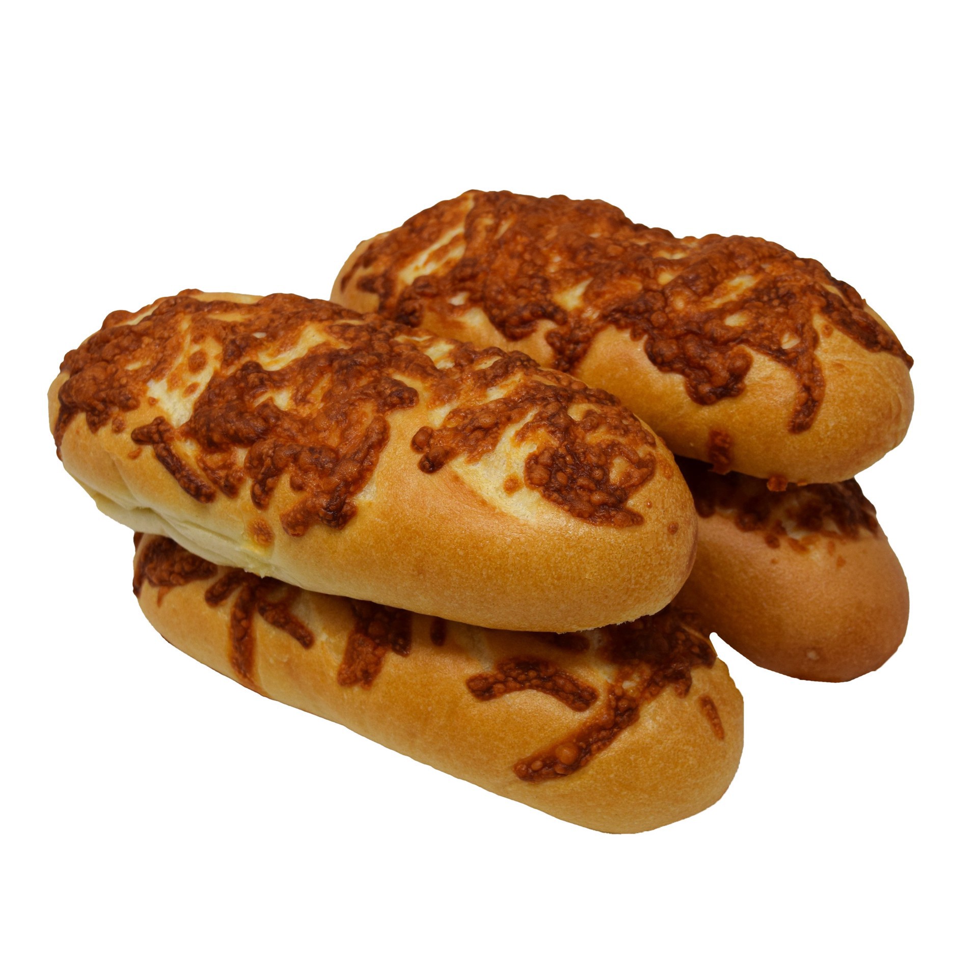 slide 1 of 1, H-E-B Bakery Scratch Asiago Cheese Submarine Rolls, 4 ct