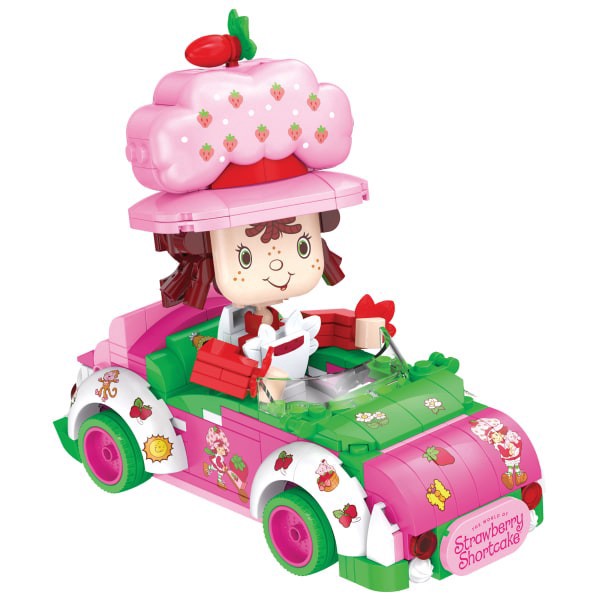 slide 6 of 10, Brickcraft Strawberry Shortcake Berry Cruiser Building Kit, Multicolor, Kit Of 362 Pieces, 1 ct