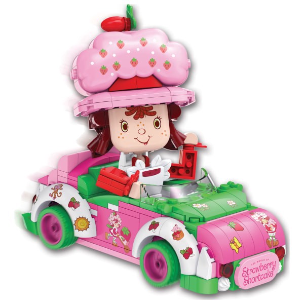 slide 8 of 10, Brickcraft Strawberry Shortcake Berry Cruiser Building Kit, Multicolor, Kit Of 362 Pieces, 1 ct