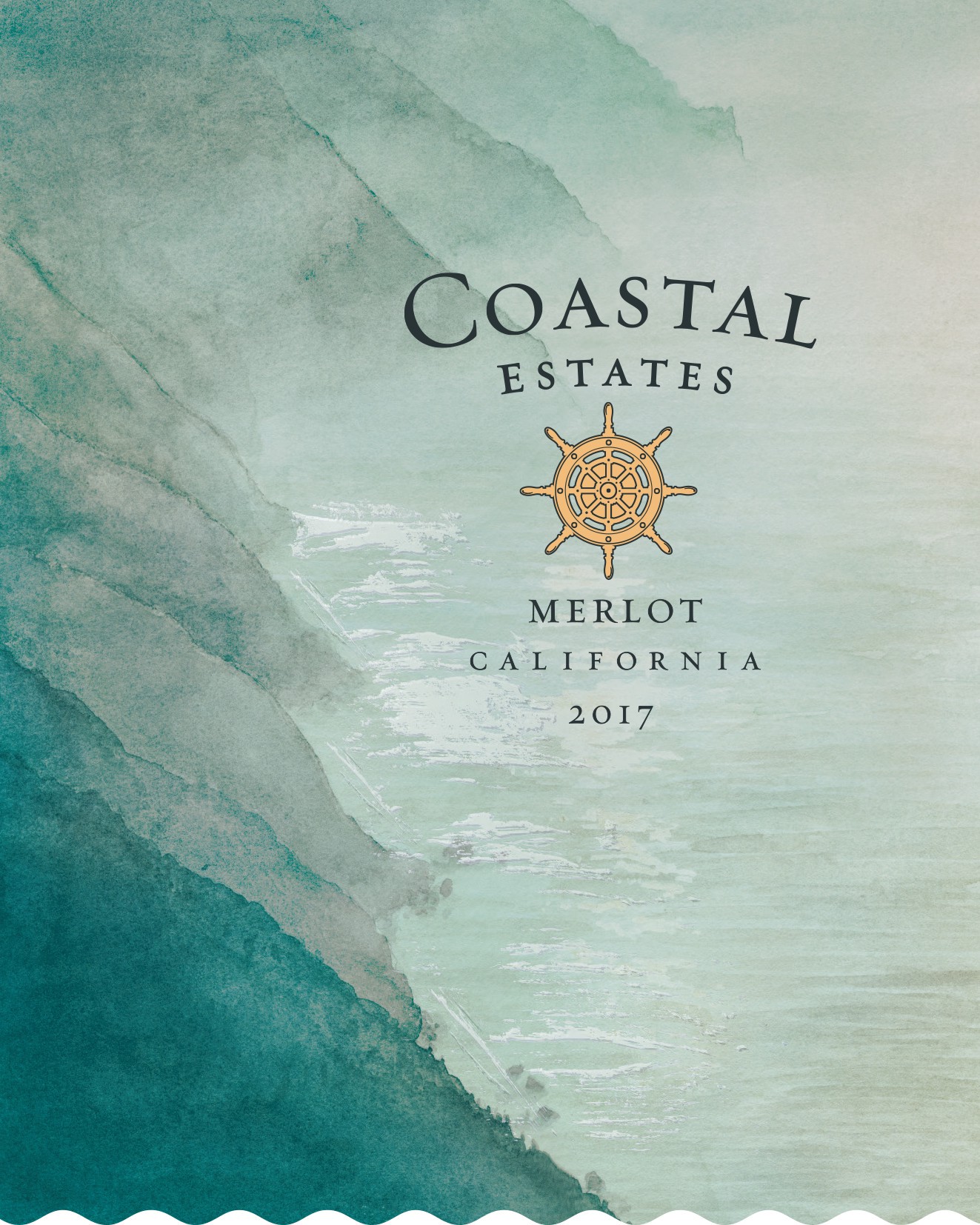 slide 3 of 4, Coastal Estates Merlot, Red Wine, California 2018, 1 ct, 750ml Bottle, 750 ml