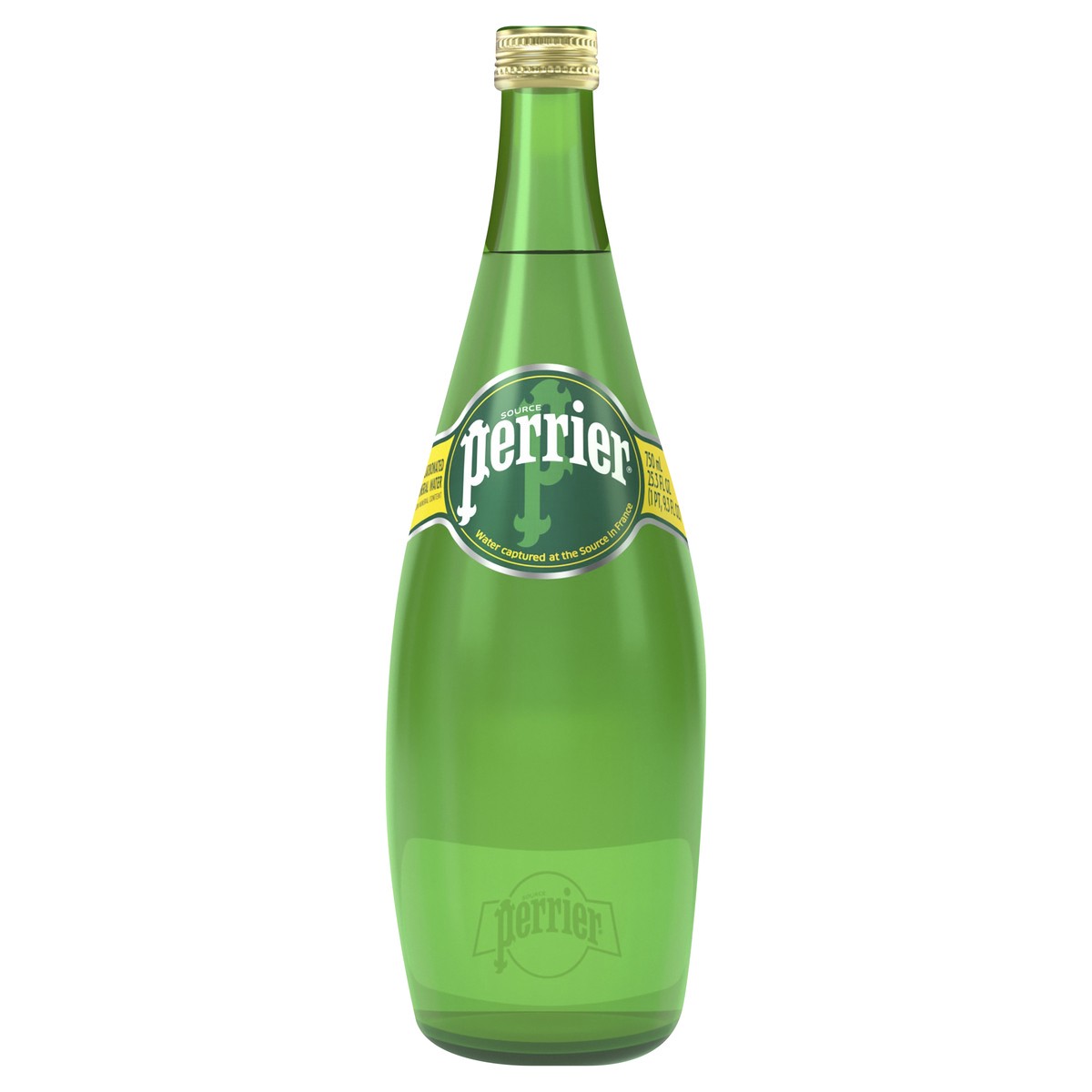 slide 2 of 8, Perrier Sparkling Water Glass Bottle - 25.3 oz, 25.3 oz