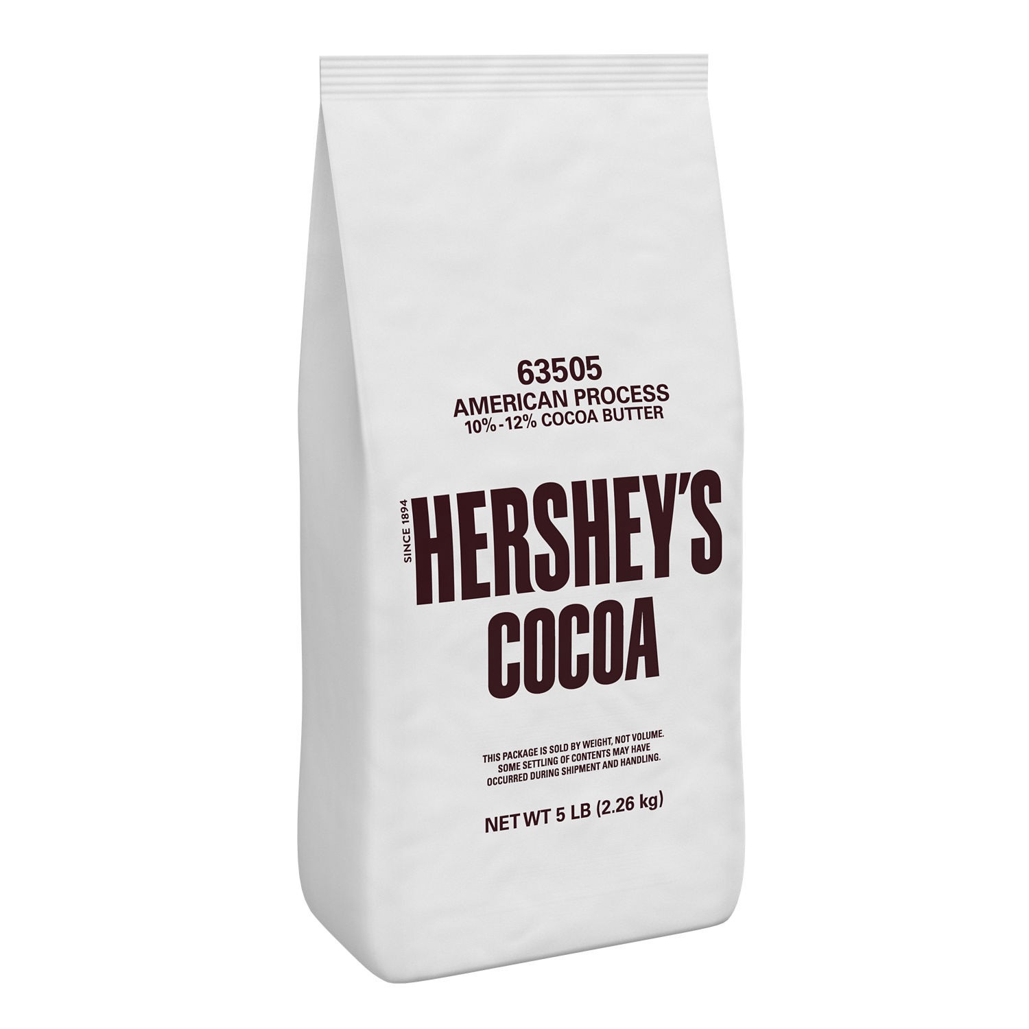 slide 1 of 9, Hershey's Cocoa Powder Bulk Bag, 5 lb, 5 lb