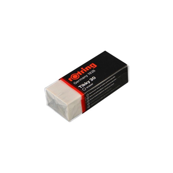 slide 2 of 4, Rotring Tikky 30 Eraser, White, 2 Pack, 1 ct