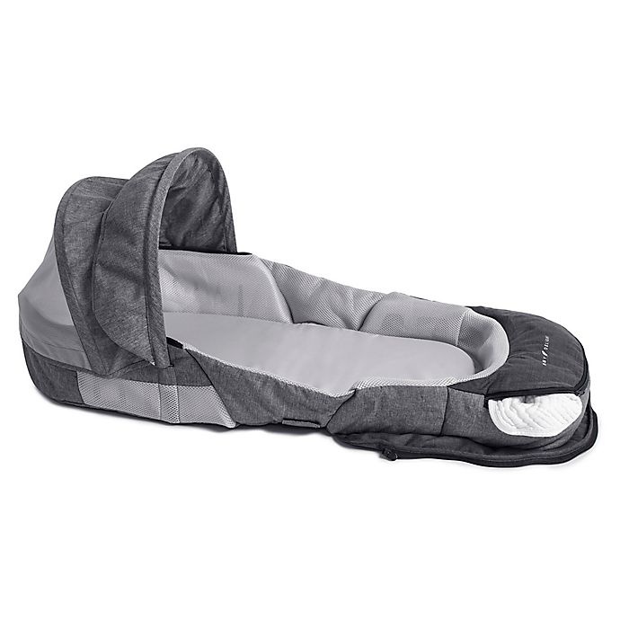 slide 1 of 6, Baby DelightSnuggle NestAdventure - Charcoal Tweed, 1 ct