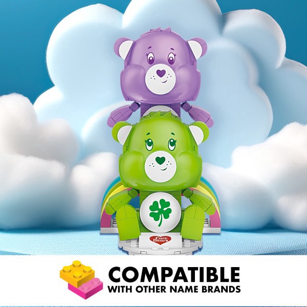 slide 6 of 7, Brickcraft Care Bears Good Luck Bear & Share Bear Building Kit, Multicolor, Kit Of 336 Pieces, 1 ct