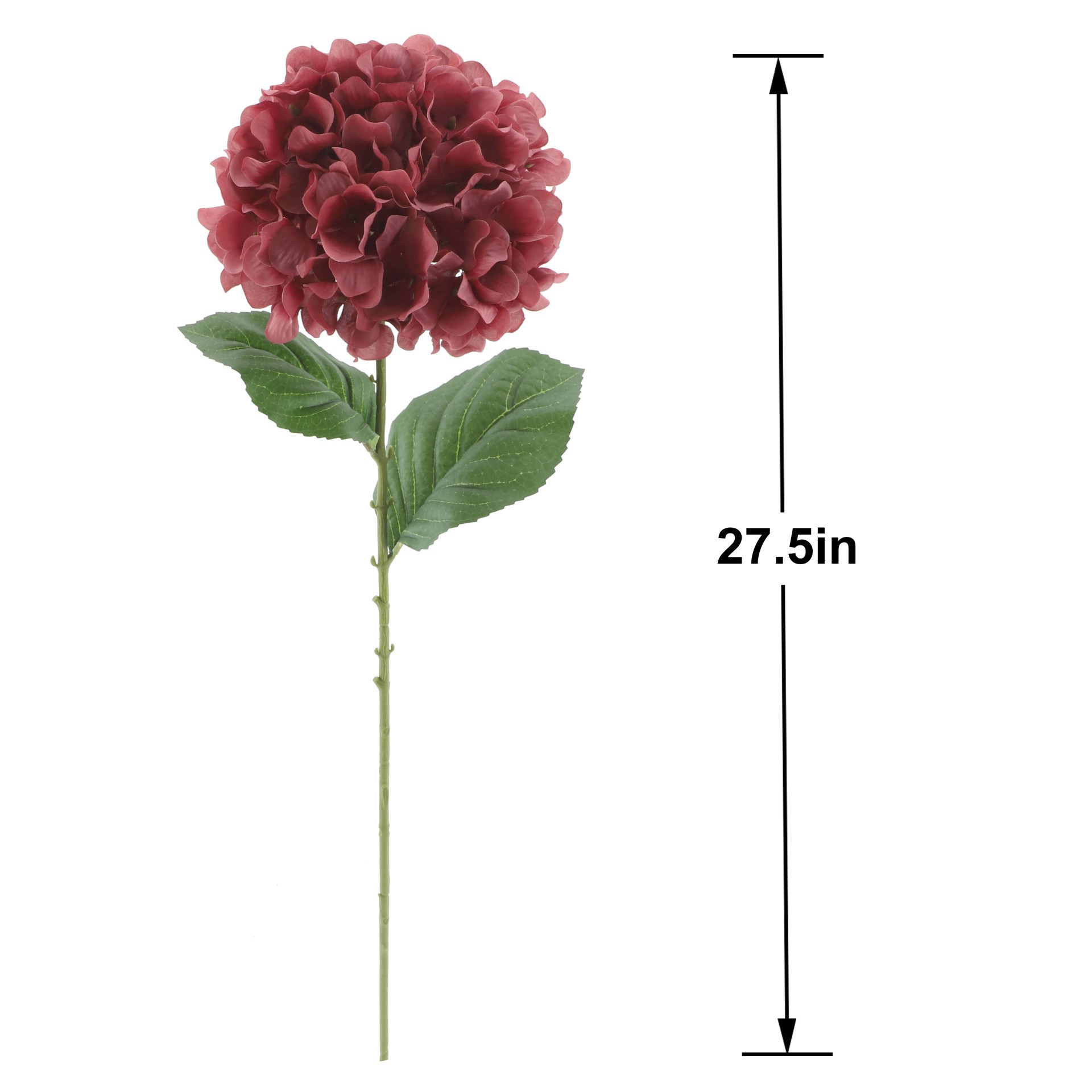 slide 3 of 3, 27.5" Mauve Hydrangea Stem By Ashland, 27.5 in