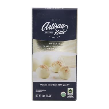 slide 1 of 1, Artisan Kettle Organic White Chocolate Baking Bar, 4 oz