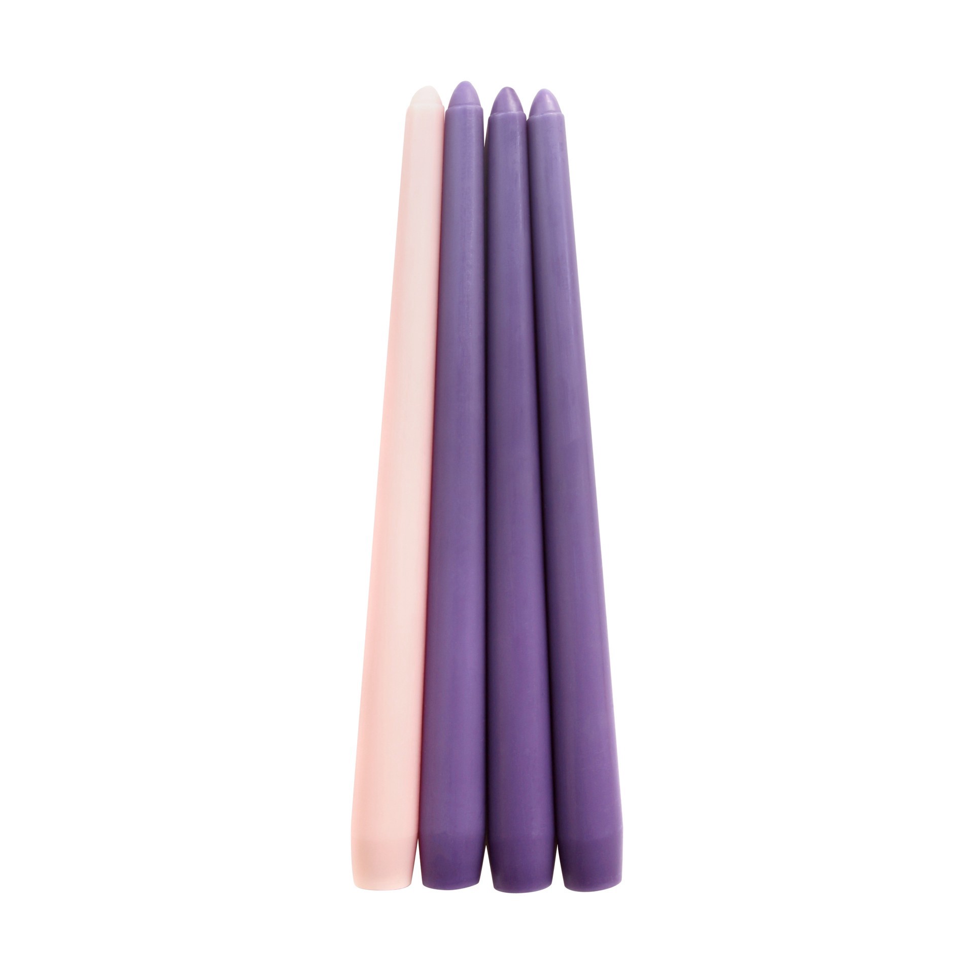 slide 2 of 4, 10" Advent Taper Candles, 4ct. By Ashland, 4 ct