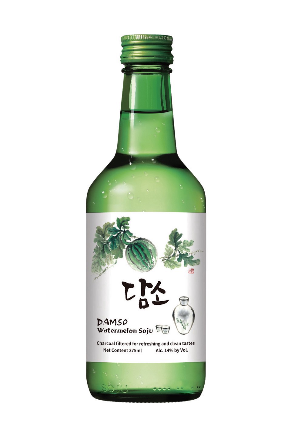slide 1 of 1, Damso Watermelon Soju - 375 ml, 375 ml