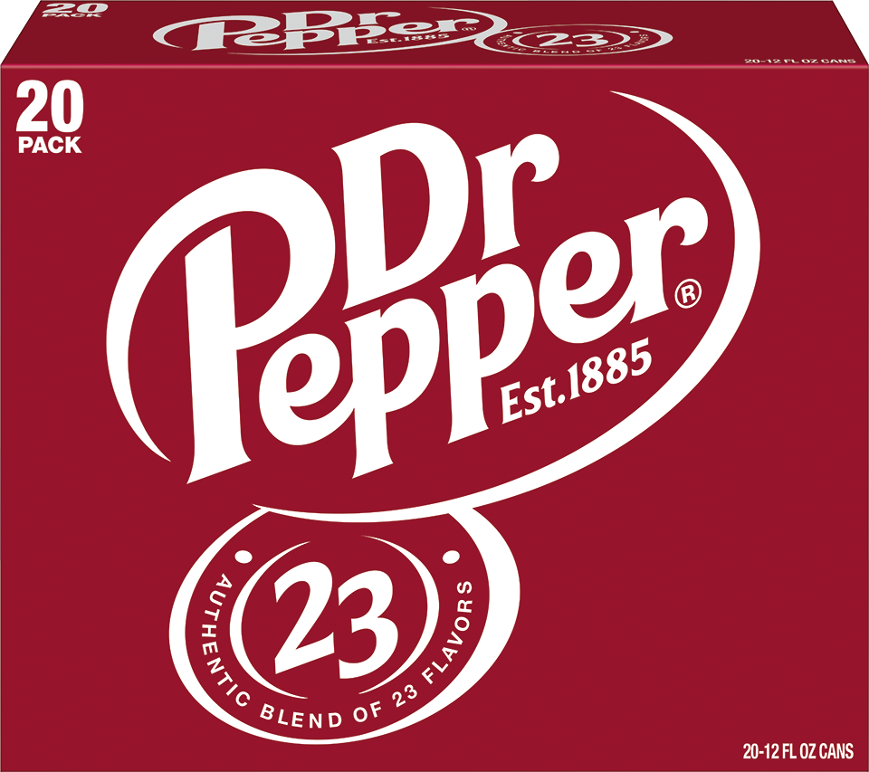 slide 1 of 3, Dr Pepper Soda, 12 fl oz cans, 20 pack, 20 ct; 12 fl oz