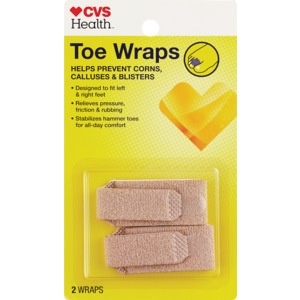 slide 1 of 1, CVS Health Toe Wrap Supports, 2 ct
