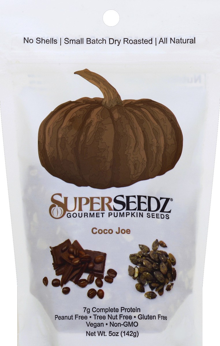 slide 2 of 2, SuperSeedz Gourmet Pumpkin Seeds Coco Joe, 5 oz