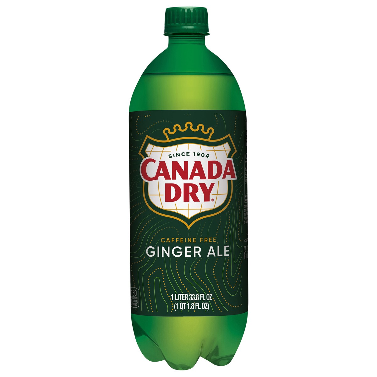 slide 1 of 7, Canada Dry Ginger Ale Soda, 1 L bottle, 33.8 fl oz