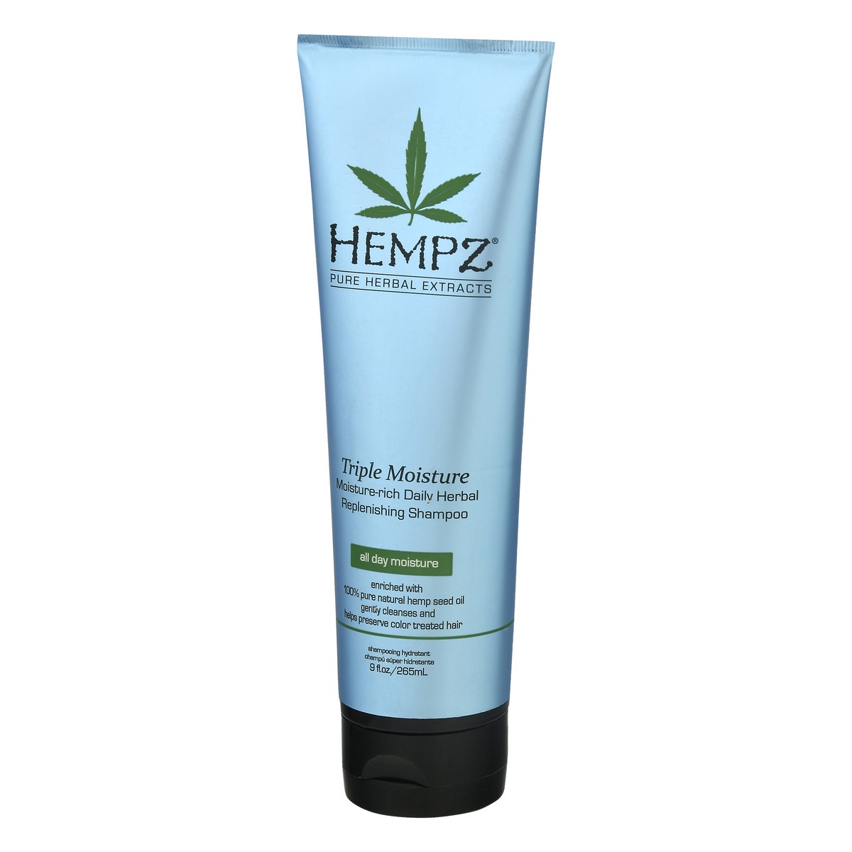 slide 3 of 9, Hempz Triple Moisture Moisture-rich Daily Herbal All Day Moisture Replenishing Shampoo 9 oz, 9 oz