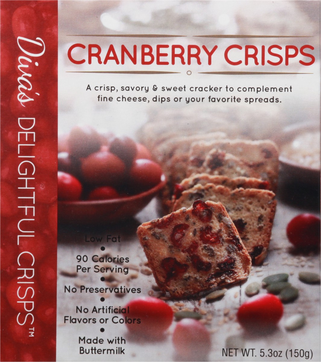 slide 6 of 14, Diva's Delightful Crisps Cranberry Crisps 5.3 oz, 5.3 oz