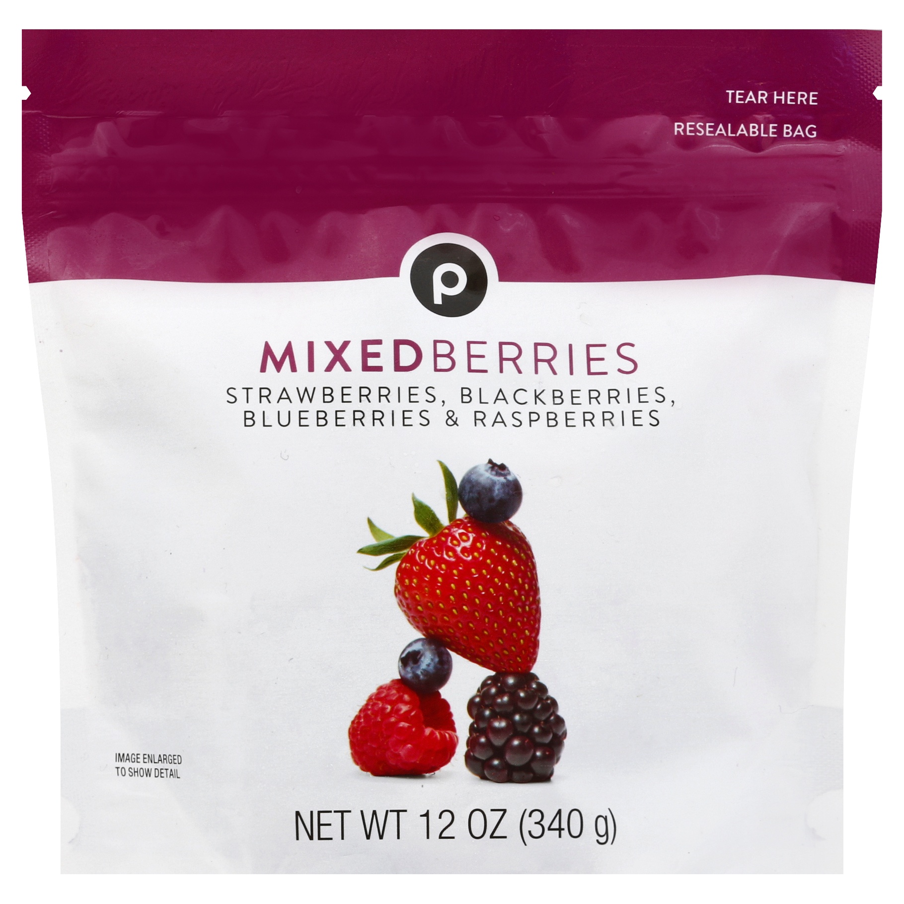 slide 1 of 1, Publix Mixed Berries, 12 oz
