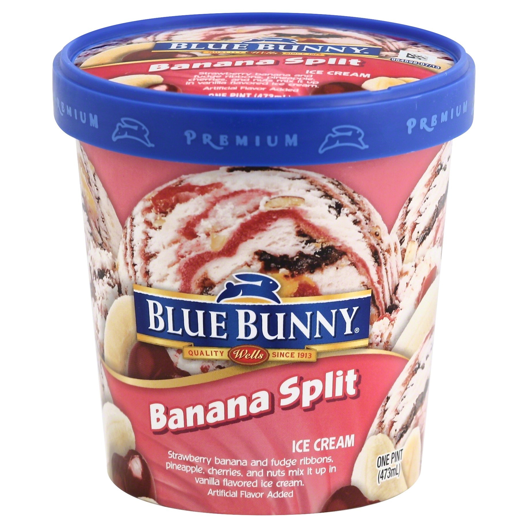 slide 1 of 6, Blue Bunny Banana Split Ice Cream, 16 oz