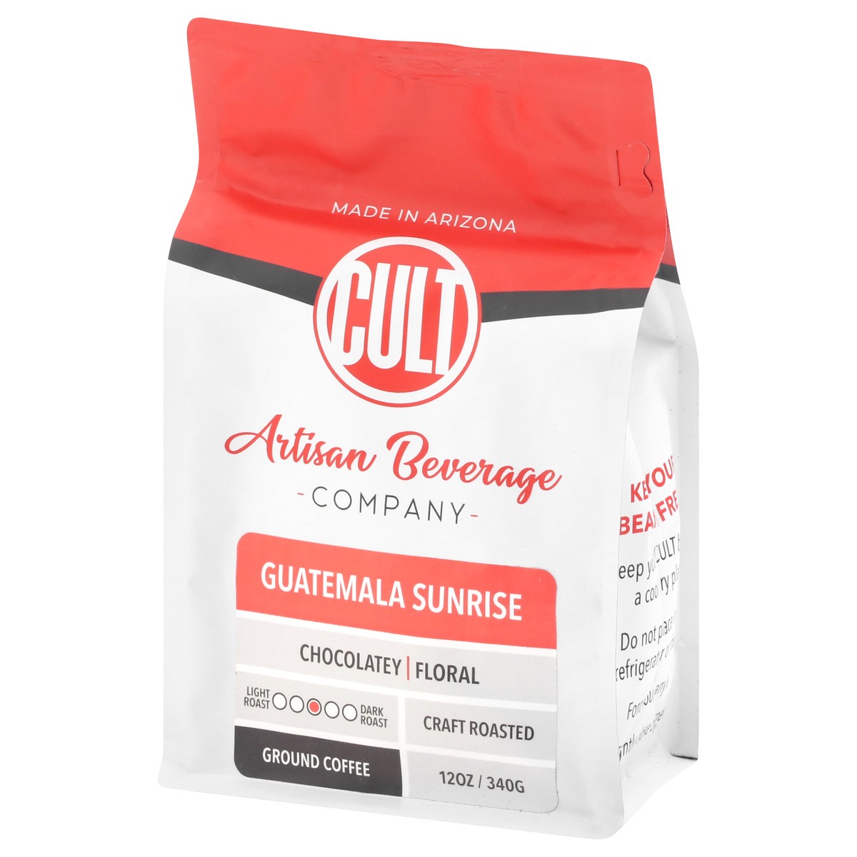 slide 3 of 8, Cult Guatemala Sunrise Ground Coffee- 12 oz, 12 oz