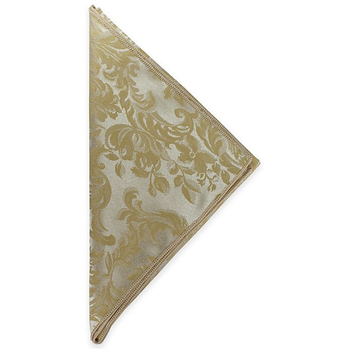 slide 1 of 1, Ultimate Textile Miranda Damask Napkins - Champagne, 4 ct