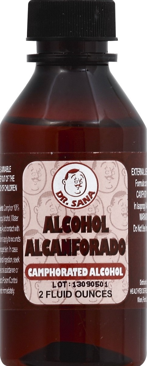 slide 2 of 3, Dr. Sana Camphorated Alcohol 2 oz, 2 oz