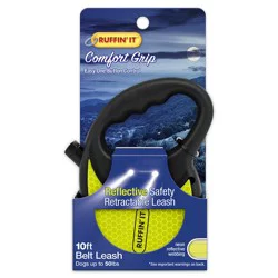 Westminster Pet Ruffin It Comfort Grip Hivis Leash 10Ft