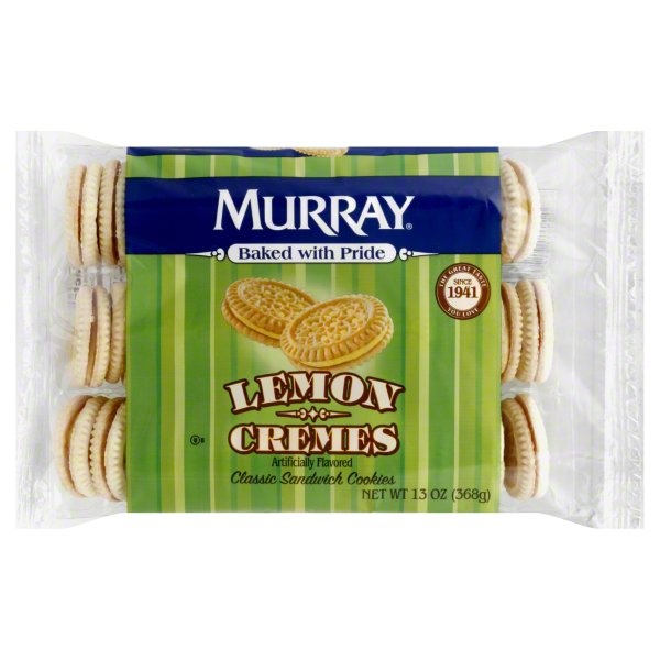 slide 1 of 1, Murray Cookies Classic Sandwich Lemon Cremes, 13 oz