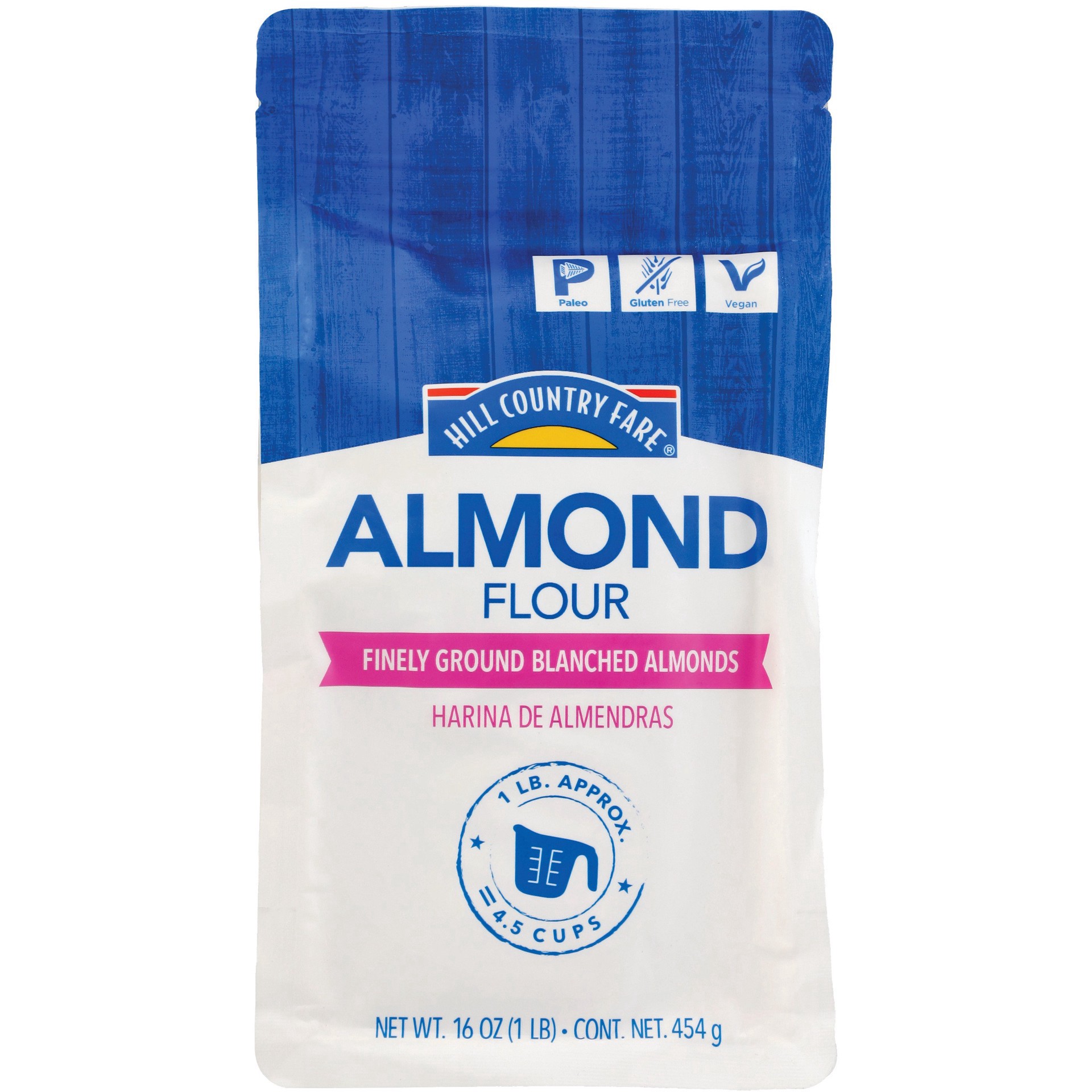 slide 1 of 1, Hill Country Fare Gluten Free Almond Flour, 1 lb