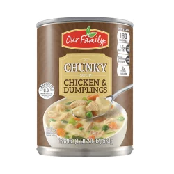 Our Family Chunky Chicken & Dumplings Soup