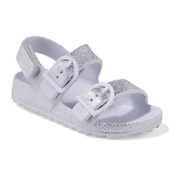 Sol Borne Youth Girls Shore Two Buckle - White - Size 13