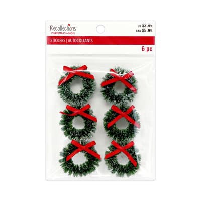 slide 1 of 3, Wreath Stickers By Recollections, null