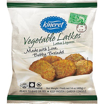 slide 1 of 1, Kineret Vegetable Latkes, 14 oz