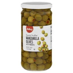 Raley's Olives, Manzanilla, Pimiento Stuffed 16 oz