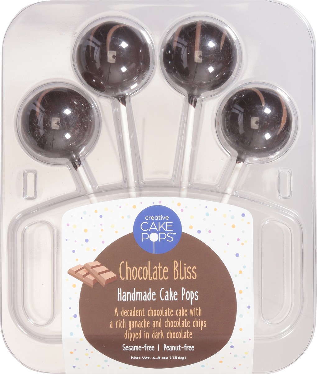 slide 12 of 13, Cake Pops Handmade Chocolate Bliss Cake Pops 4 ea, 4 ct