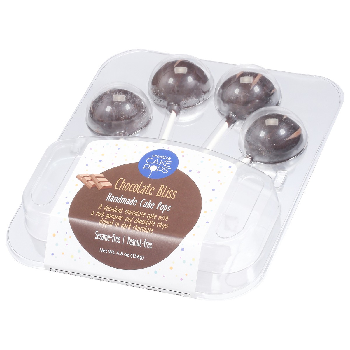 slide 7 of 13, Cake Pops Handmade Chocolate Bliss Cake Pops 4 ea, 4 ct