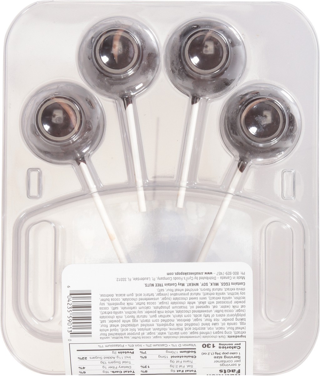 slide 11 of 13, Cake Pops Handmade Chocolate Bliss Cake Pops 4 ea, 4 ct