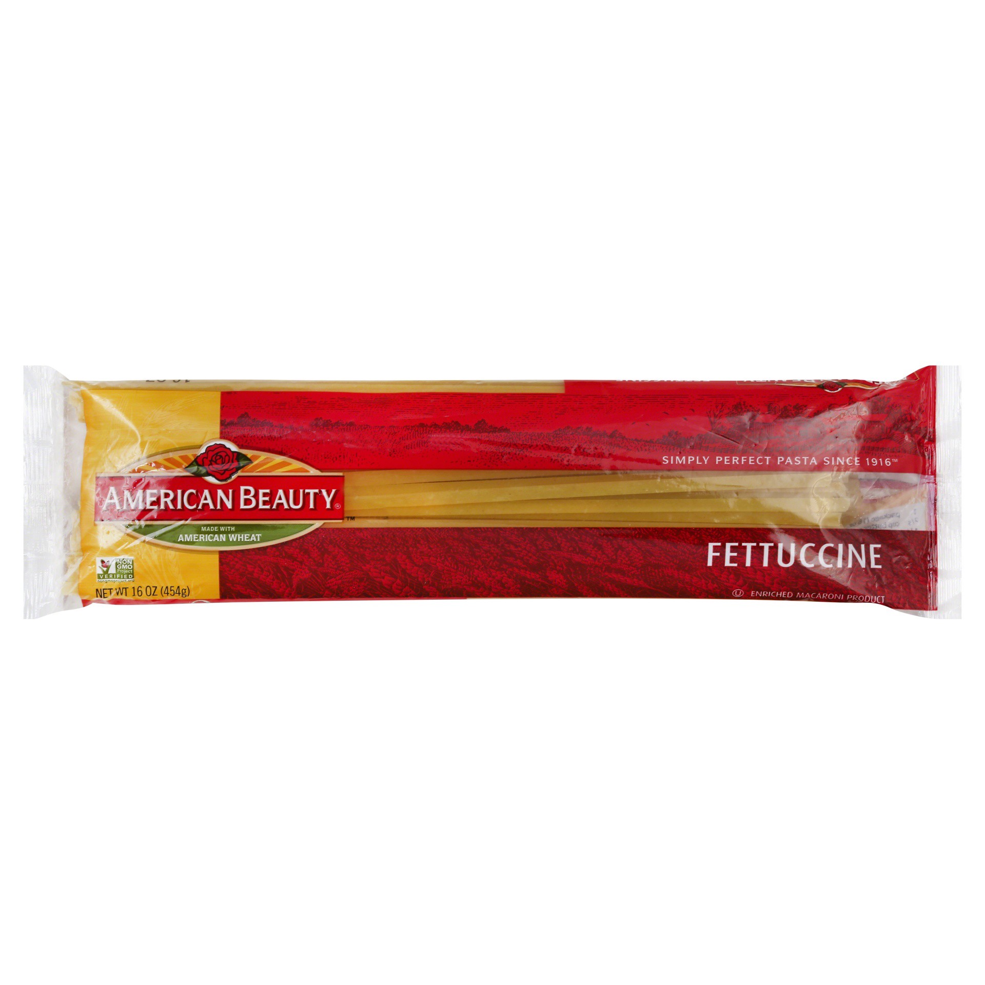 slide 1 of 6, American Beauty Fettuccine Pasta, 16 oz