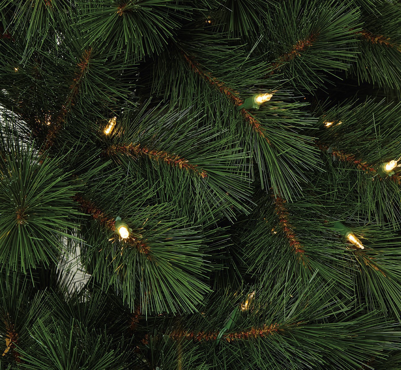 slide 4 of 9, 7.5ft. Pre-Lit Rutherford Pine Artificial Christmas Tree, Warm White Led Lights By Ashland, 7.5 ft