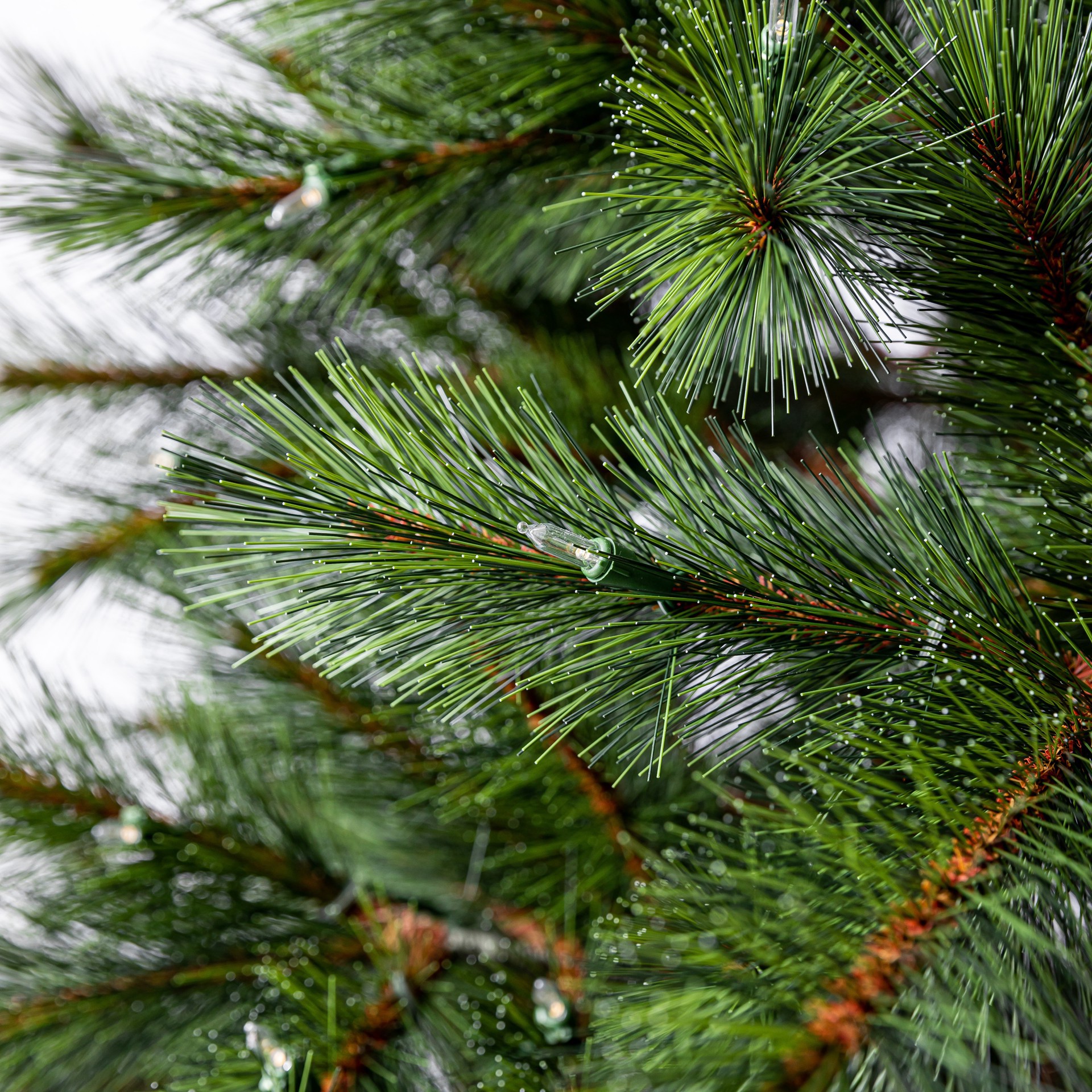 slide 2 of 9, 7.5ft. Pre-Lit Rutherford Pine Artificial Christmas Tree, Warm White Led Lights By Ashland, 7.5 ft