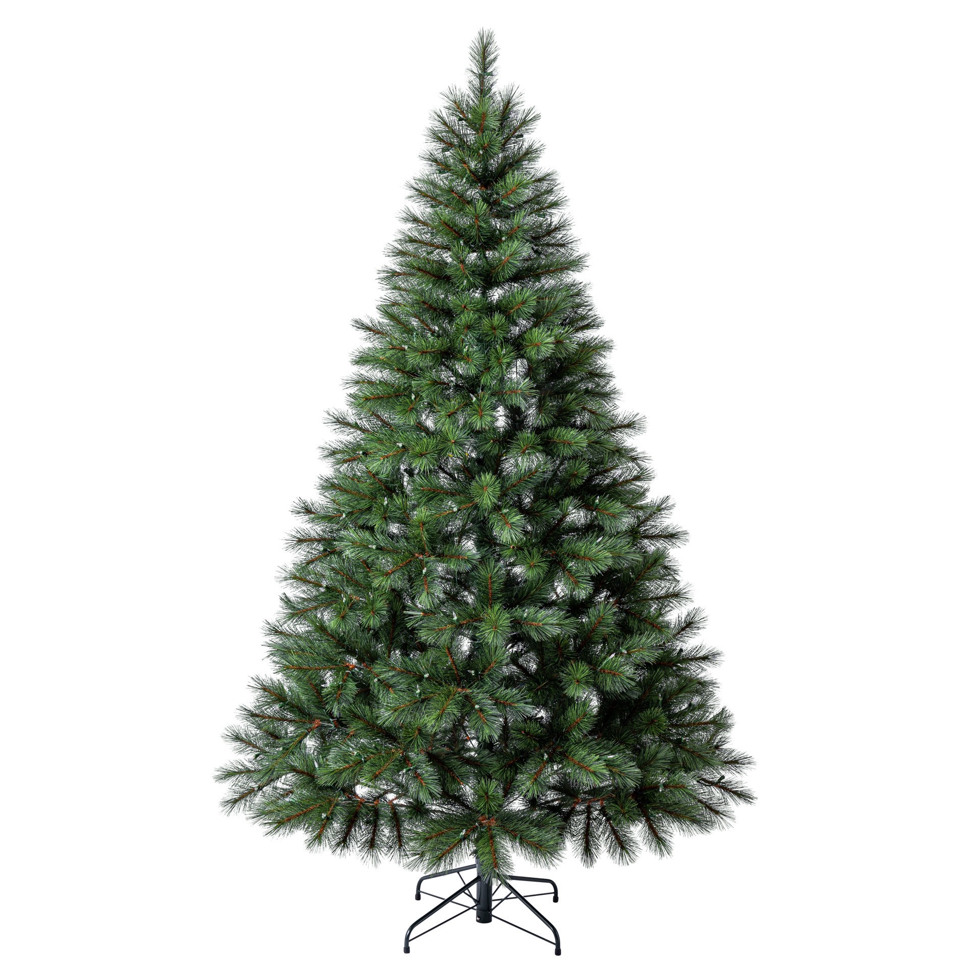 slide 8 of 9, 7.5ft. Pre-Lit Rutherford Pine Artificial Christmas Tree, Warm White Led Lights By Ashland, 7.5 ft